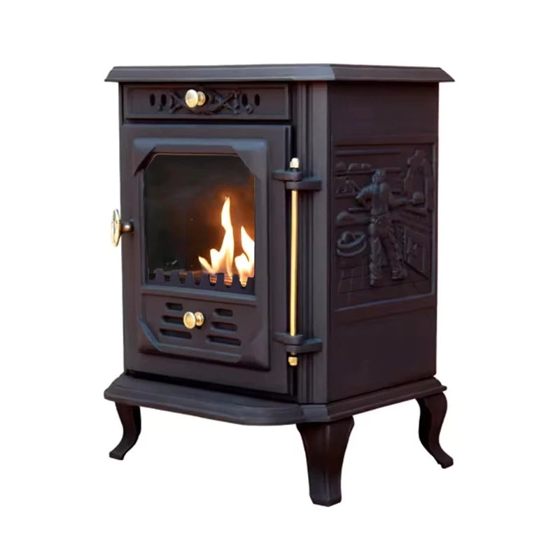 ScandiFlames Ulvik Cast Iron Bioethanol Fireplace