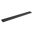 Black Ventilation Grille - 100x11 cm with a Ventilation Area of 420 cm²