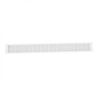 White Ventilation Grille - 100x11 cm with a Ventilation Area of 420 cm²