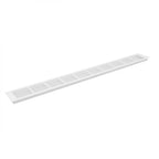 White Ventilation Grille - 100x11 cm with a Ventilation Area of 420 cm²