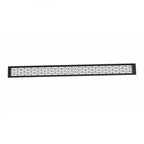 Black Ventilation Grill - 100x9 cm with a Ventilation Area of 450 cm²