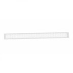 White Ventilation Grille - 100x9 cm with a Ventilation Area of 450 cm²