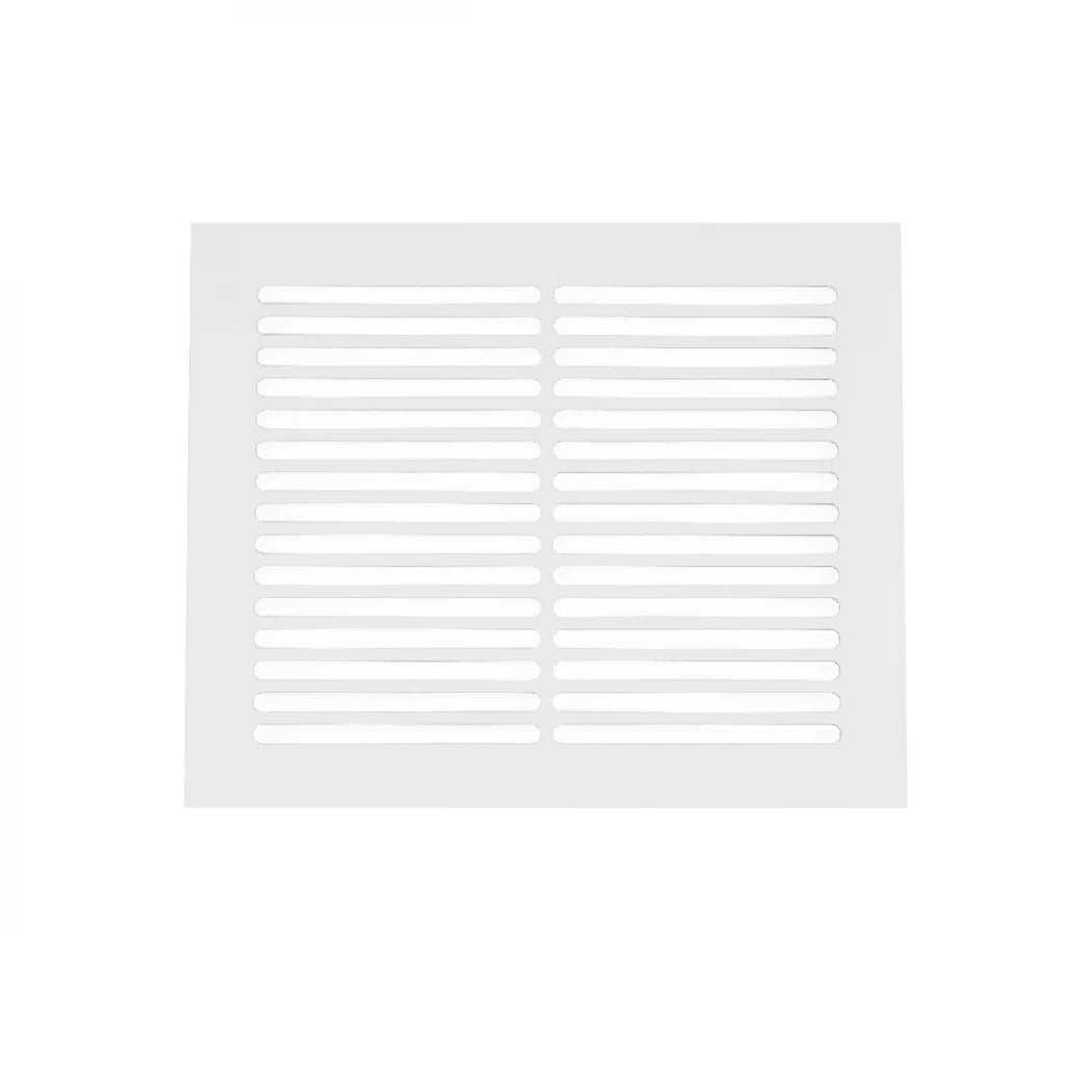 White Ventilation Grill - 25x20.5 cm with a Ventilation Area of 210 cm²