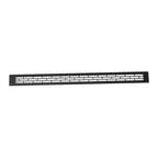 Black Ventilation Grille 80x6.5 cm - Air Opening 210 cm²