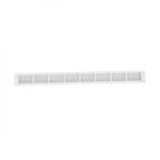 Ventilation Grille White - 80x7.6 cm with a ventilation area of 210 cm²