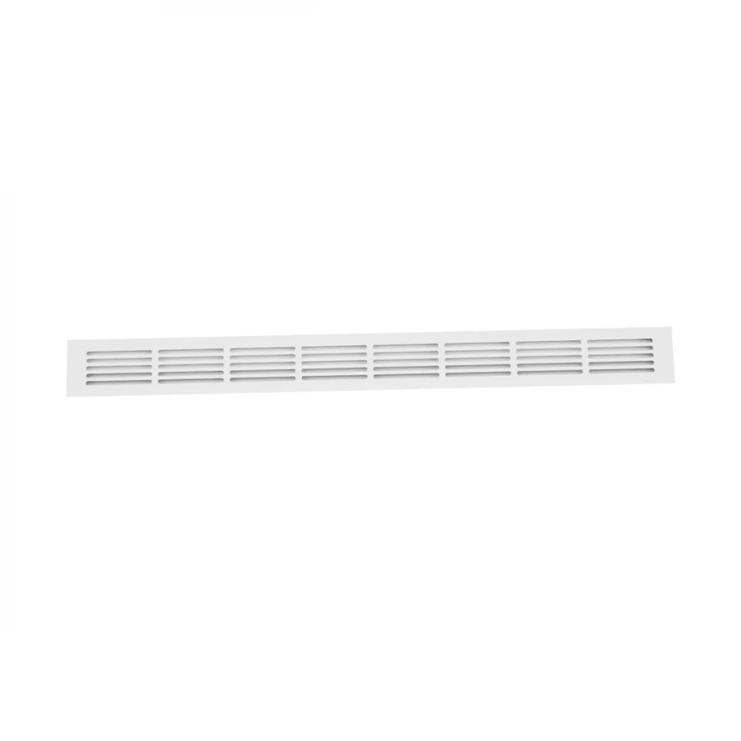 Ventilation Grille White - 80x7.6 cm with a ventilation area of 210 cm²